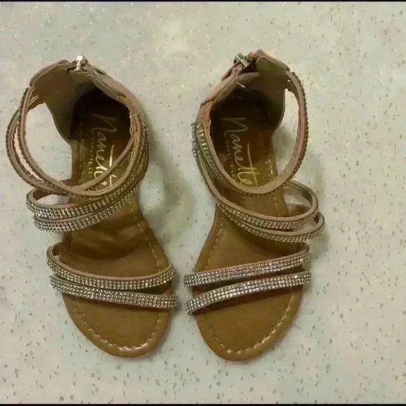 Nanette Lepore Girls Sandals Size-9 Party outdoor Summer Spring - Picture 2 of 5